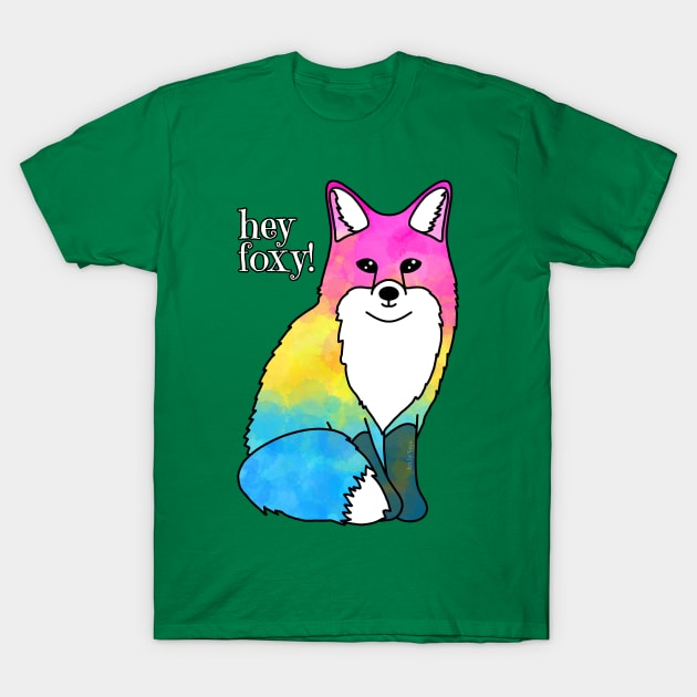 Hey Pan Foxy! T-Shirt by Art by Veya